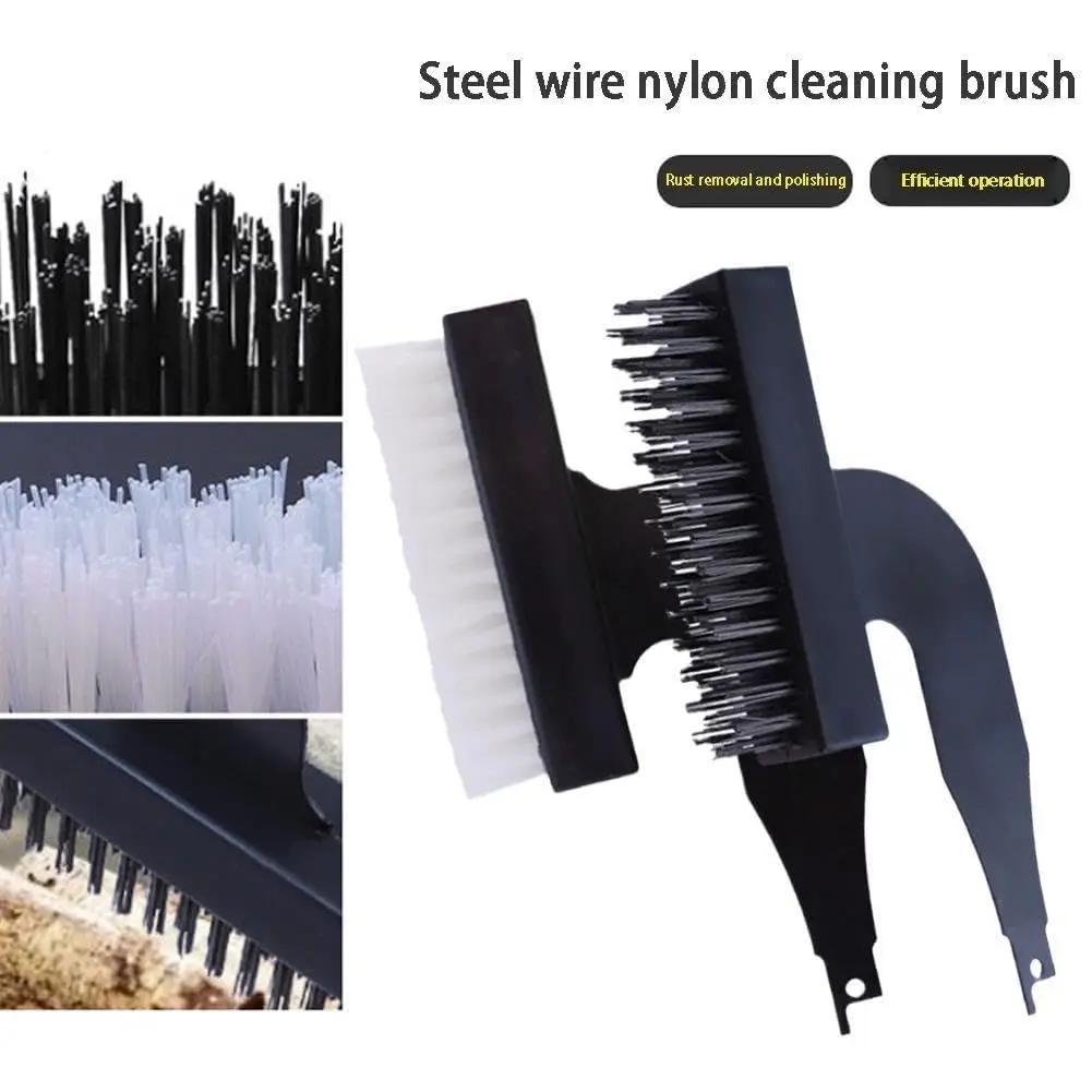 Brosse de nettoyage électrique universelle en fil de nylon pour scie alternative, pour le décapage d