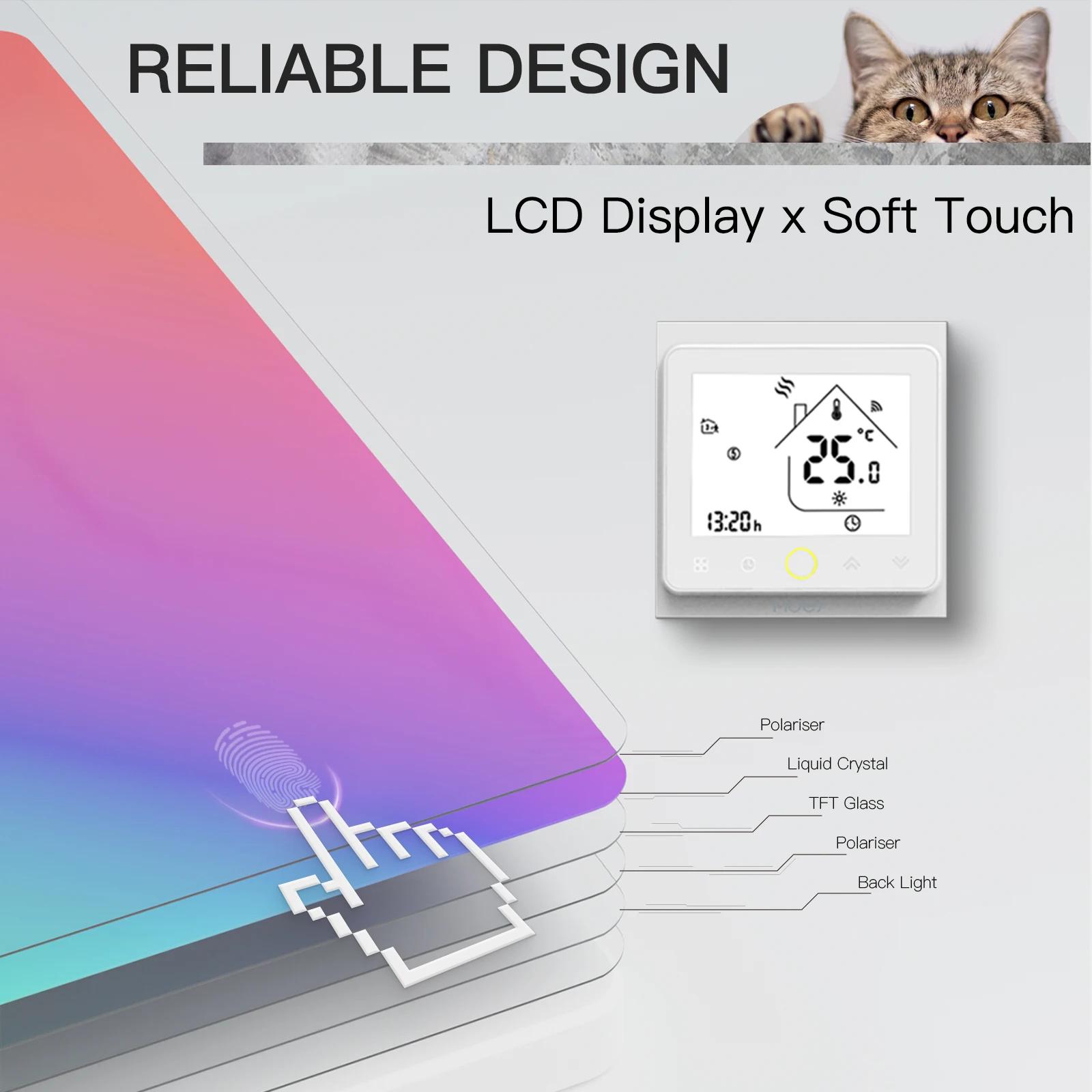 Thermostat intelligent WiFi, régulateur de température pour eau/chauffage électrique au sol, chaudiè