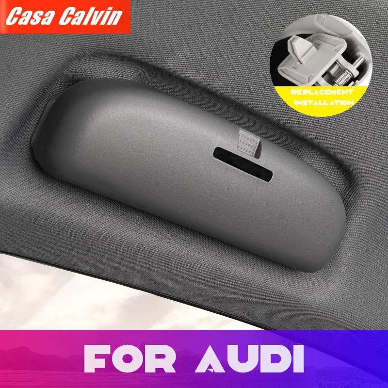 Étui à lunettes de soleil pour Audi A3 S3 8V 8Y A4 B9 B8 S4 A5 S5 A6 C7 C8 Q3 Q5 Q7 2015 2016 2017 2