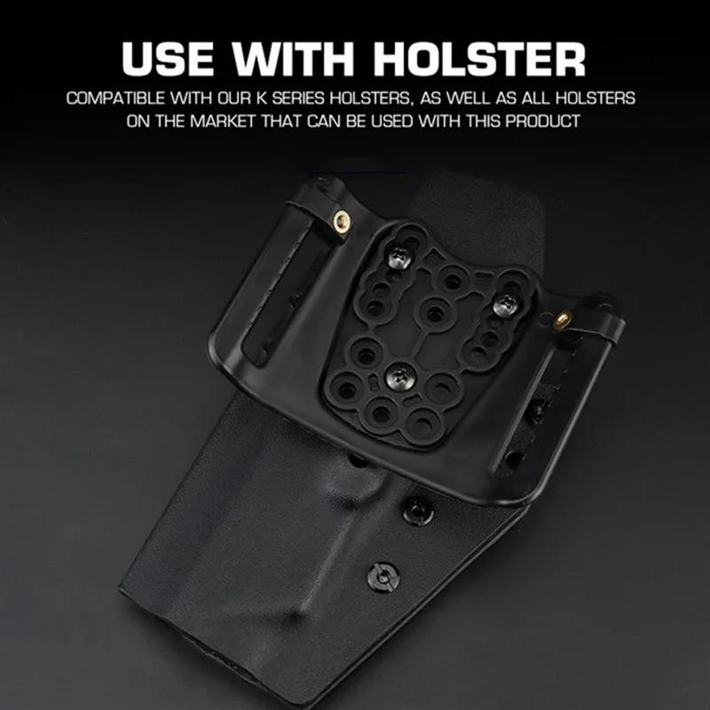 Boucle de ceinture universelle, multi-trous, adaptateur de ceinture, adapté aux étuis Kydex, adaptat