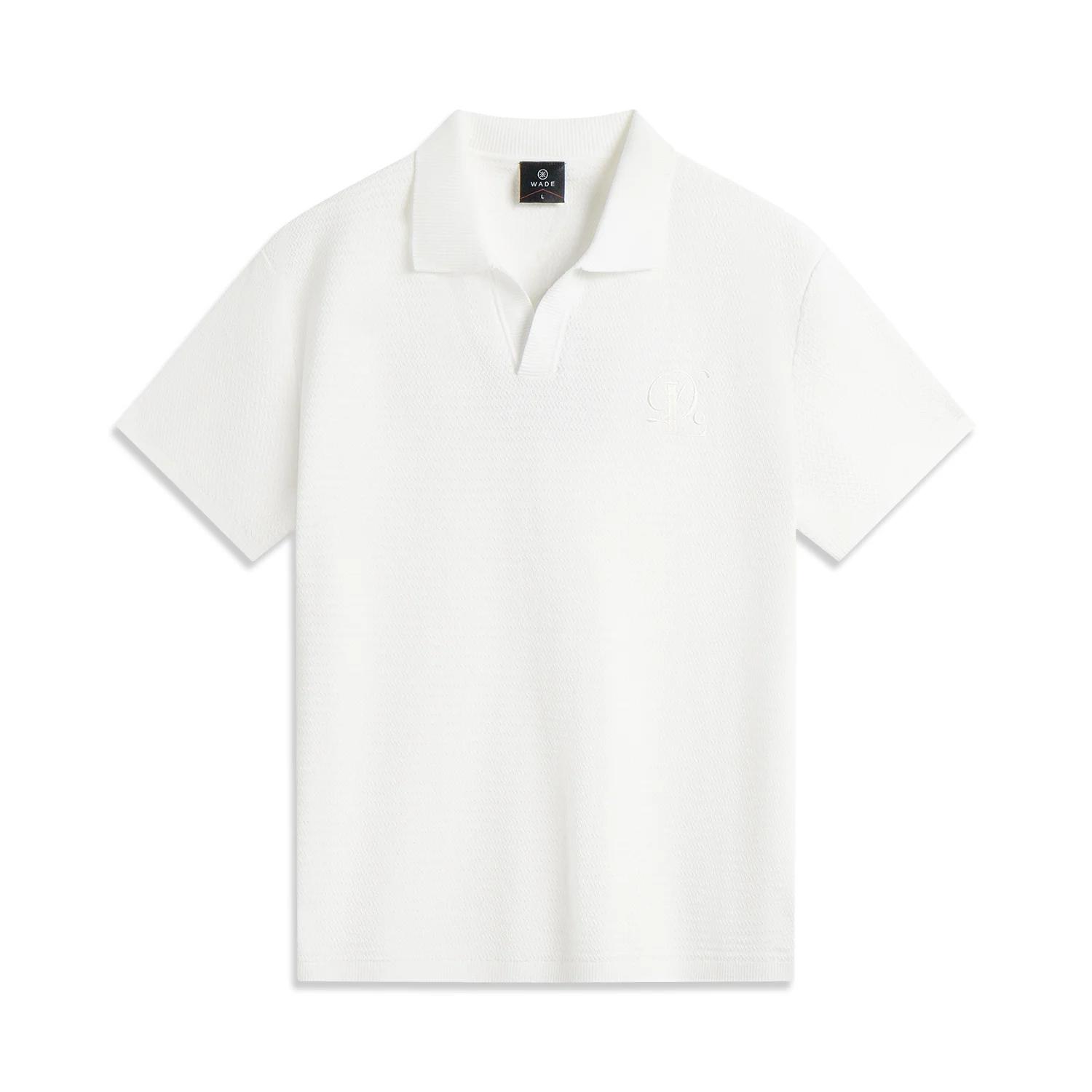 Pull Li-Ning Homme Wade Manches Courtes - Polycoton Confortable pour Loisirs et Sport
