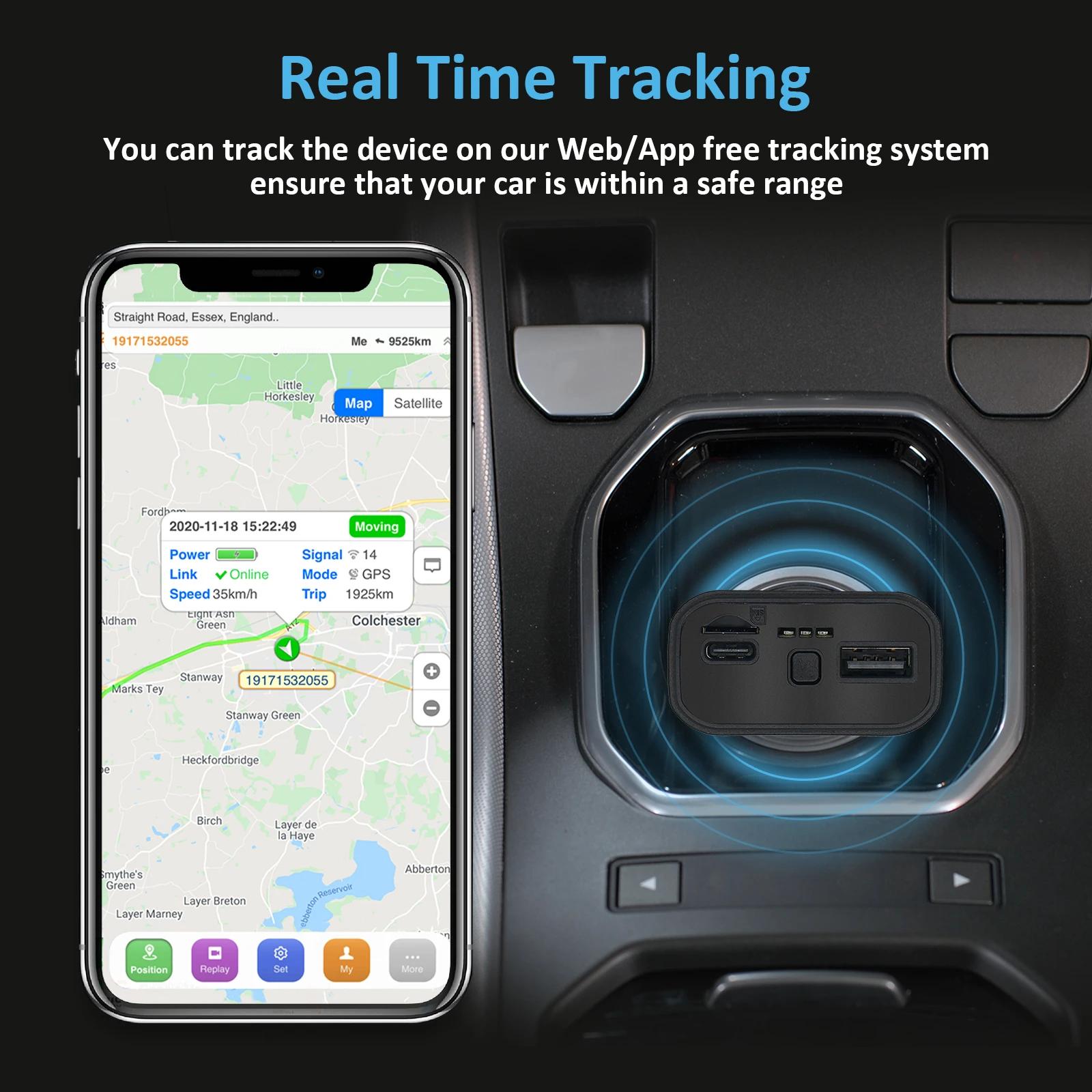SinoTrack touristes USB voiture Laguna allume-cigare GPS Tracker ST-909 voiture chargeur de téléphon