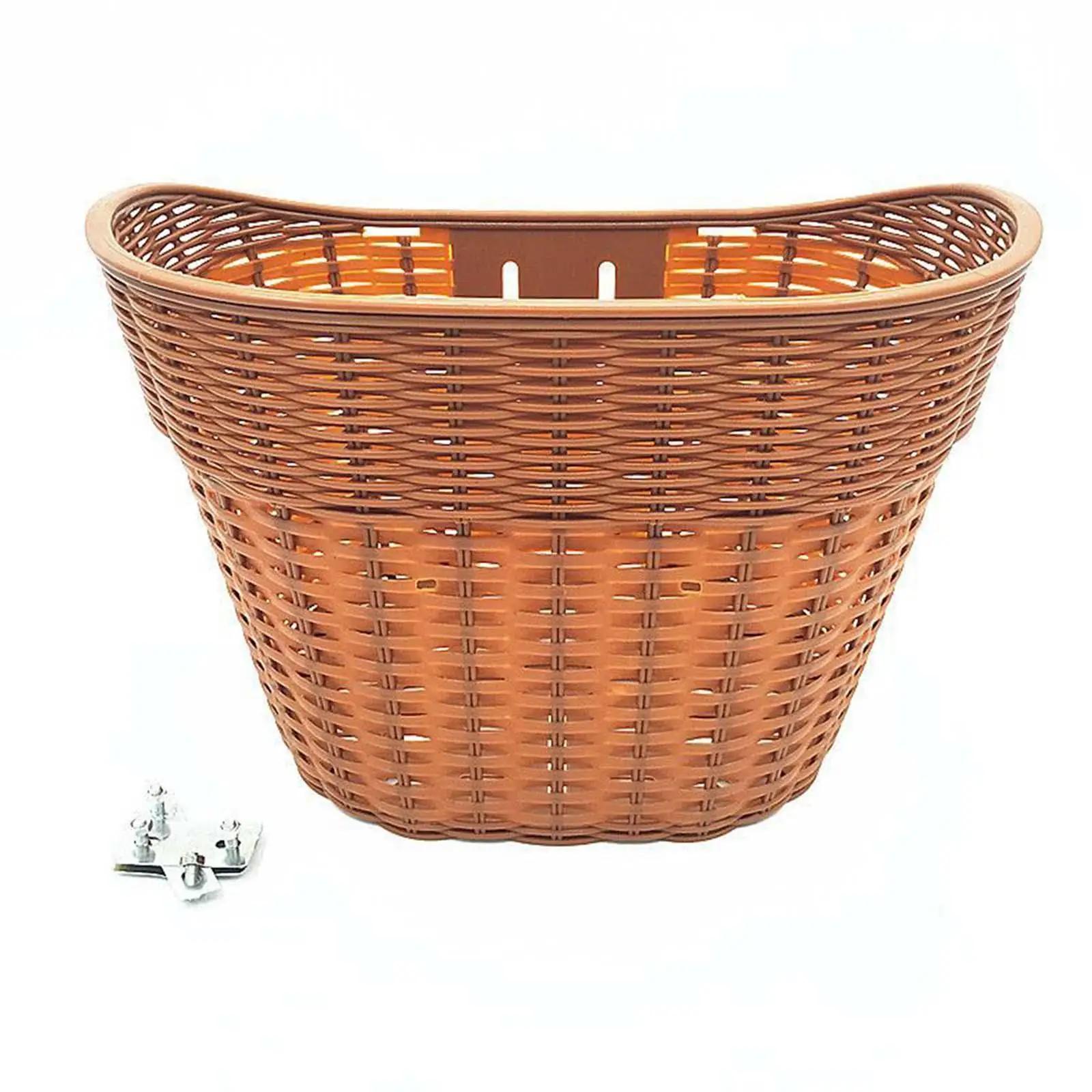 Panier de vélo panier de vélo Vintage Portable panier de cyclisme transporteur sacoche avant