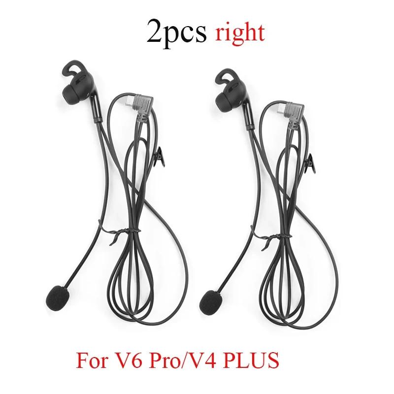 Écouteurs intra-auriculaires pour arbitre, Interface USB-C de Type C, pour EJEAS V6 Pro V4C Plus Q8 