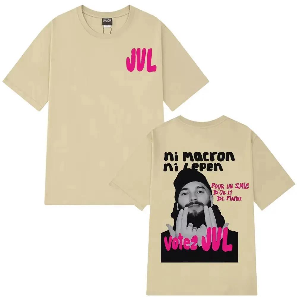 T-shirt Y2K Hip-hop 2026 JUL, rappeur français, T-shirts à imprimé graphique tendance, décontracté, 