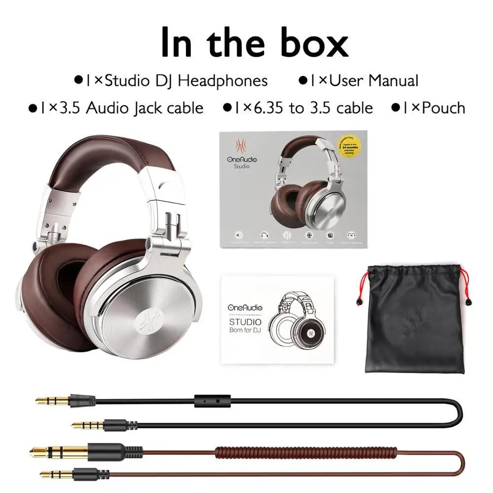 Oneodio Pro 30 casque DJ de Studio professionnel avec Microphone sur l'oreille écouteurs filaires mo
