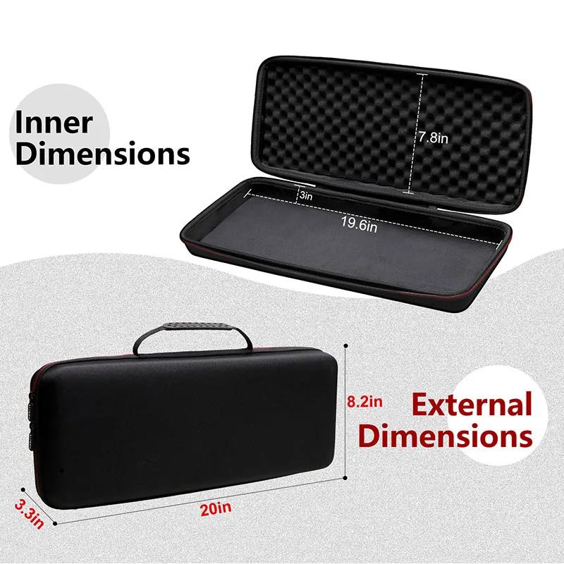Étui rigide EVA pour contrôleur MIDI Akai Professional MPK Mini Plus, sac de rangement de protection