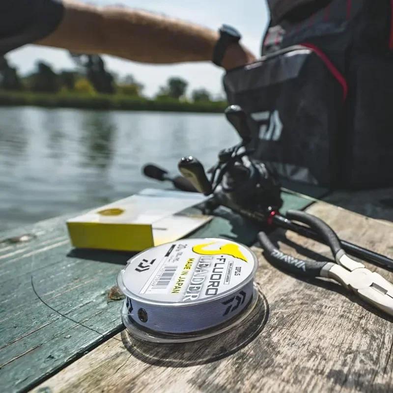 Ligne de pêche Leader en fluorocarbone DAIWAJ-FLUORO-longueur: 50M et 100M, taille: ligne Leader en 
