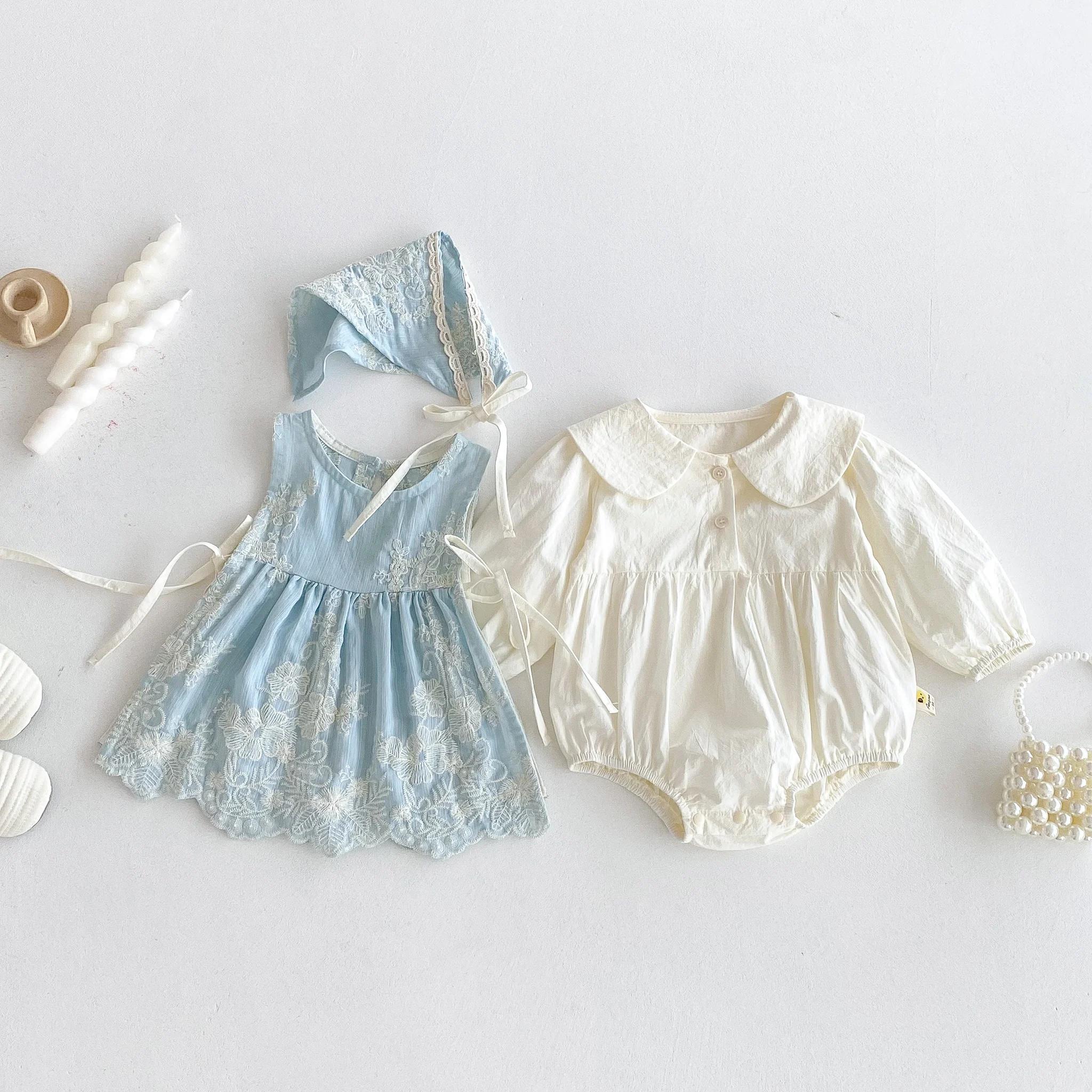 Collection automne 2025 : costume une pièce pour bébé, costume plat élégant pour bébé fille, ensembl