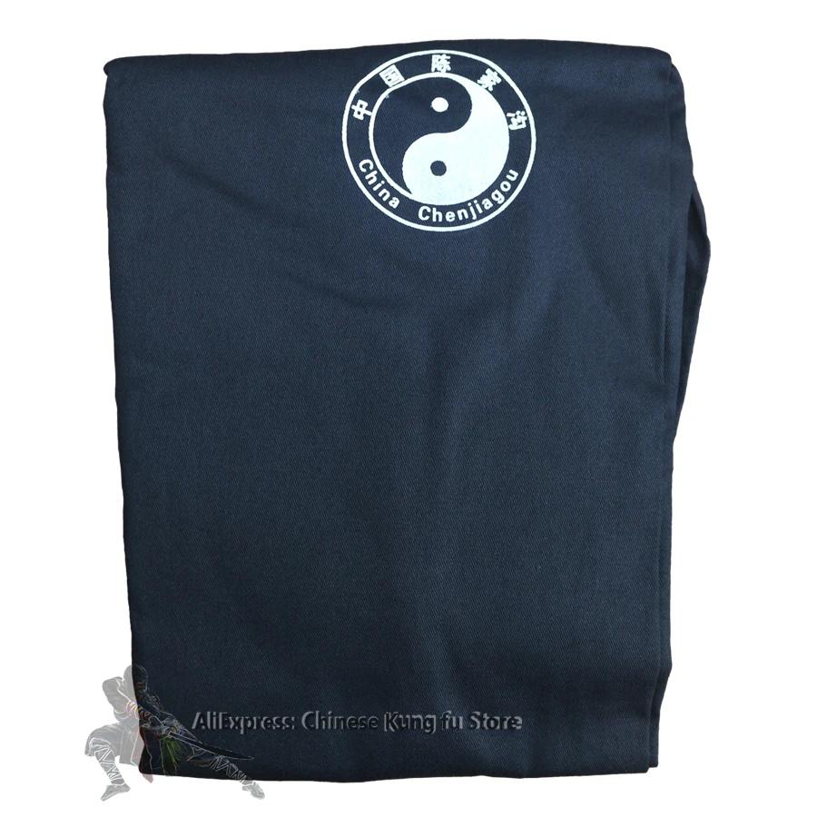 Pantalon de Tai Chi Kung Fu en coton noir, pour Wushu, arts martiaux, Wing Chun, Qigong, méditation 