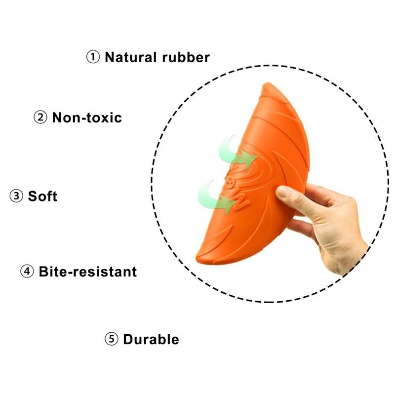 Jouets de disque volant pour chiens, vissés, traités, degré de morsure, multifonctions, jouets d'ent