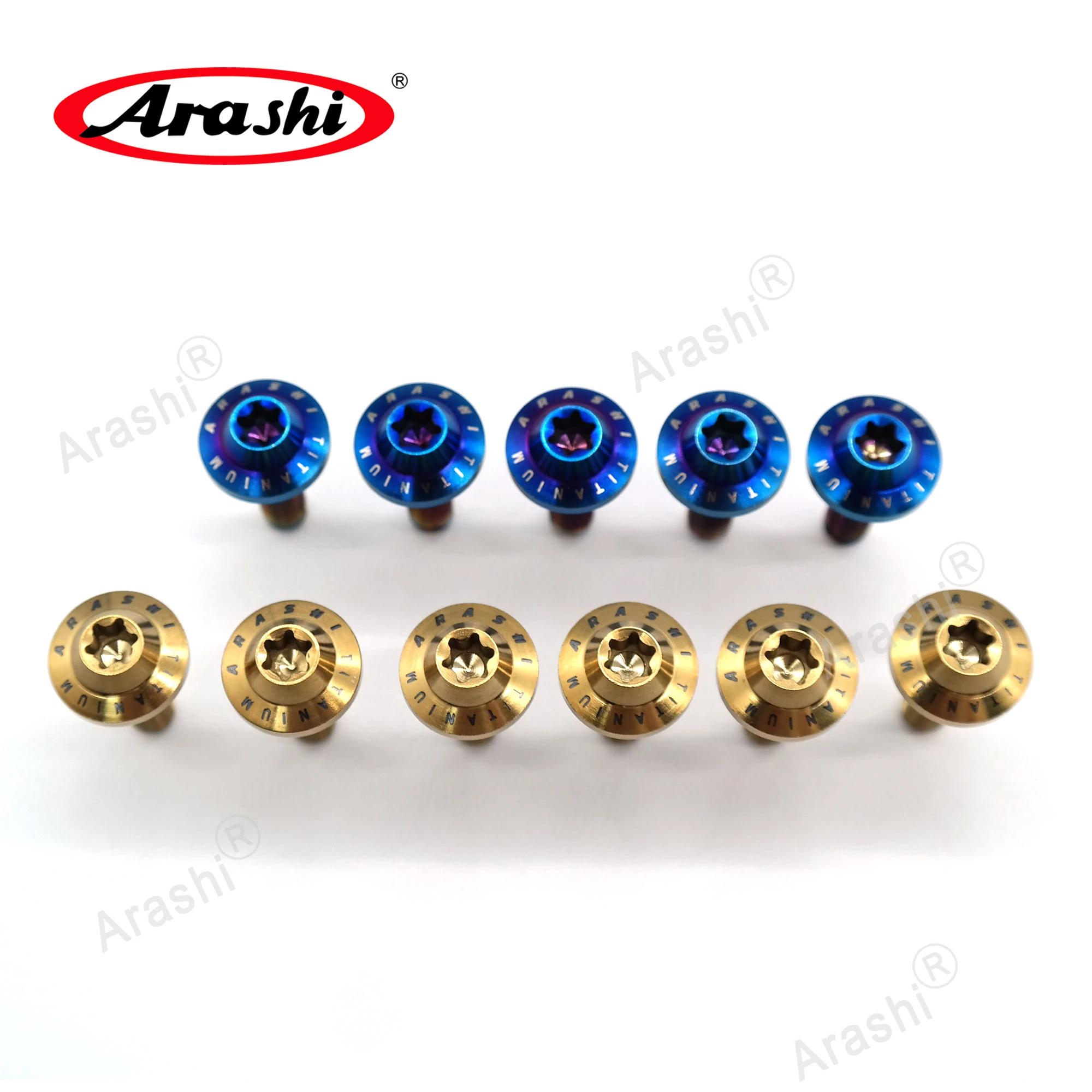 Arashi M6 / M8 Boulon De Montage En Titane Disque De Frein Rotor Disque Vis Pour YAMAHA MT03 MT-07 M