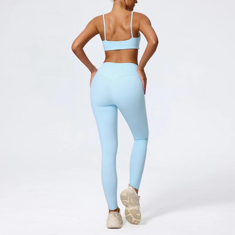 Hearuisavy Ensemble 2 pièces d'été ultra-doux pour femme : Short de sport respirant et Brassière de 