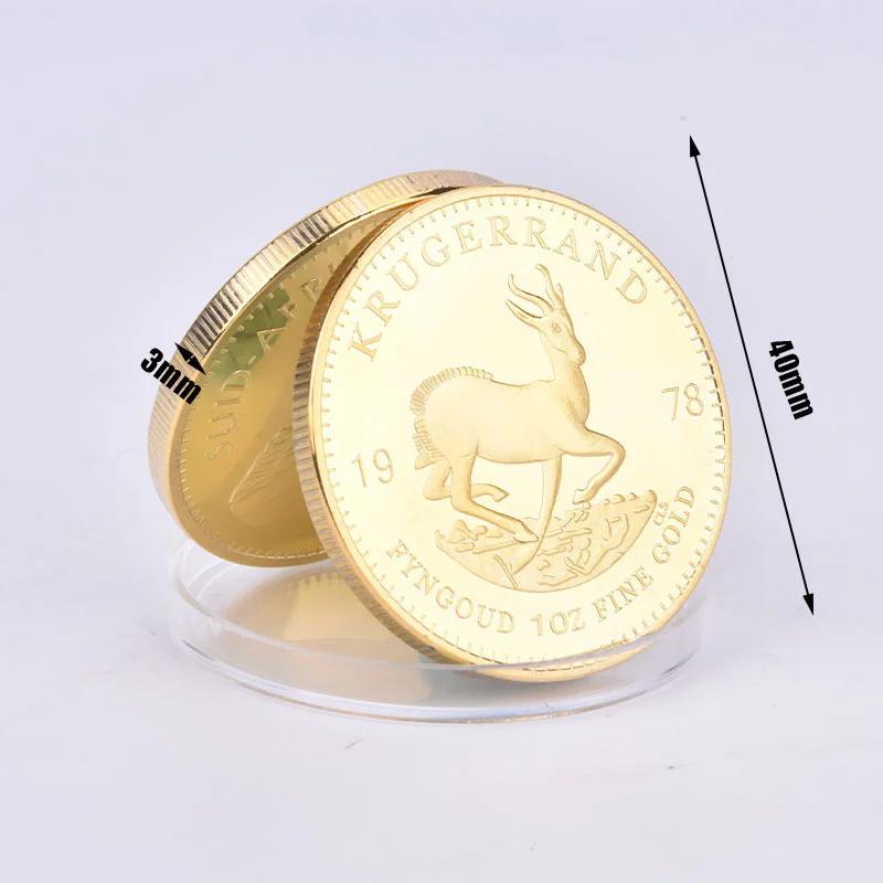 Afrique du sud afrique saoudienne Krugerrand pièce d'or Paul Kruger pièces de collection