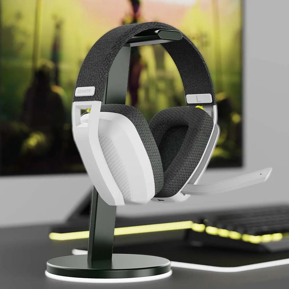 BINNUNE BW06 casque de jeu sans fil 2.4GHz avec micro pour PS5 PS4 PC Mac Playstation casque de jeu 