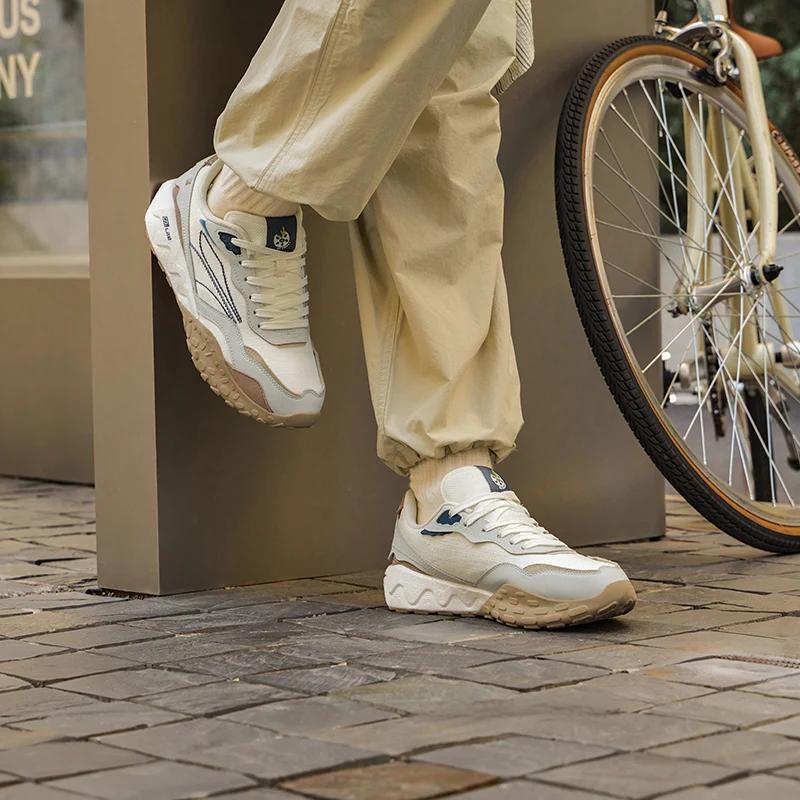 Chaussures de dehors Rétro en Maille pour Homme, Baskets Décontractées à Semelles Optiques, Résistan
