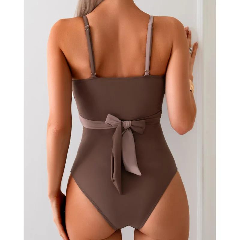 Maillot de bain une pièce, sexy, grande taille, fermé, pour piscine, plage, body, pour femmes, d'été
