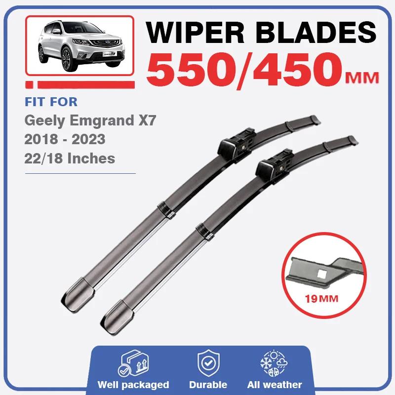 Jeu de balais d'essuie-glace avant, pour Geely Emgrand X7 2018 2019 2020 2021 2022 2023 pièces de fe