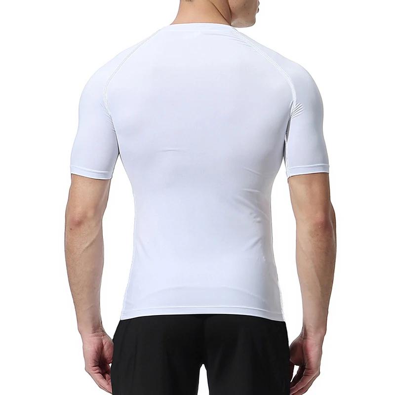 Chemise de compression à imprimé Dragon Rick pour hommes, maillots de base athlétiques, t-shirts à s