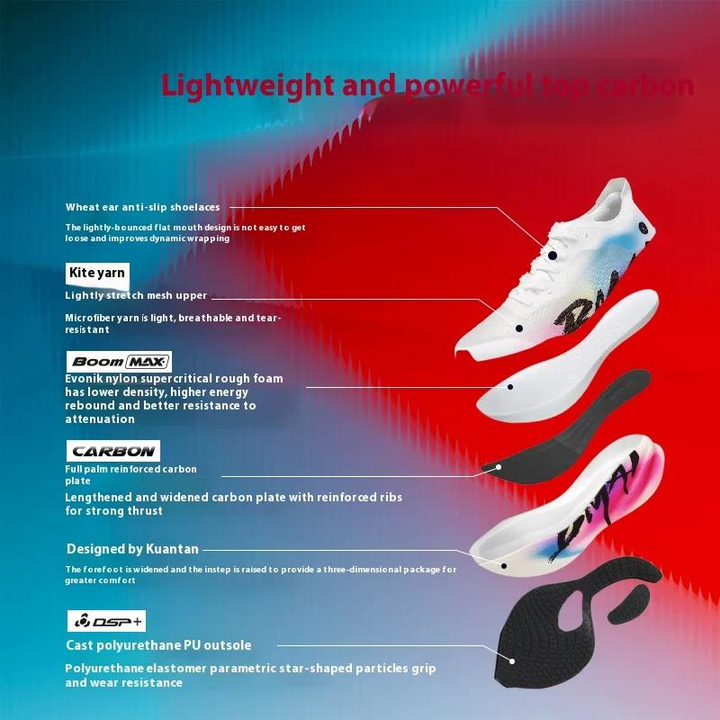 Chaussures Marathon Homme BMAI 3.0Turbo 42KM - Amorti Course Respirant Baskets Luxe Entraînement