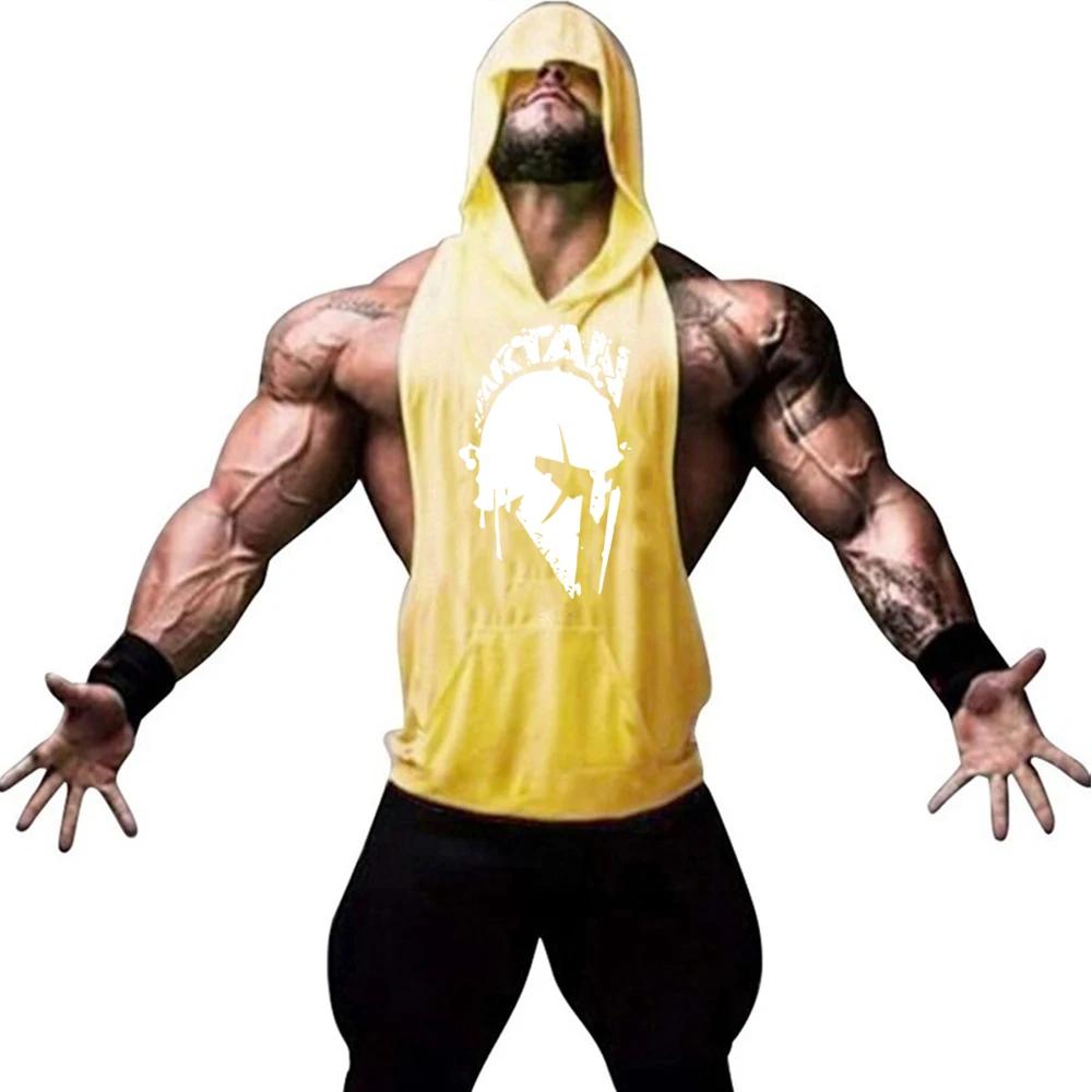 T-shirt à Capuche pour Homme, Vêtements de Fitness, Musculation, Précieux, Entraînement en Y, Nouvel