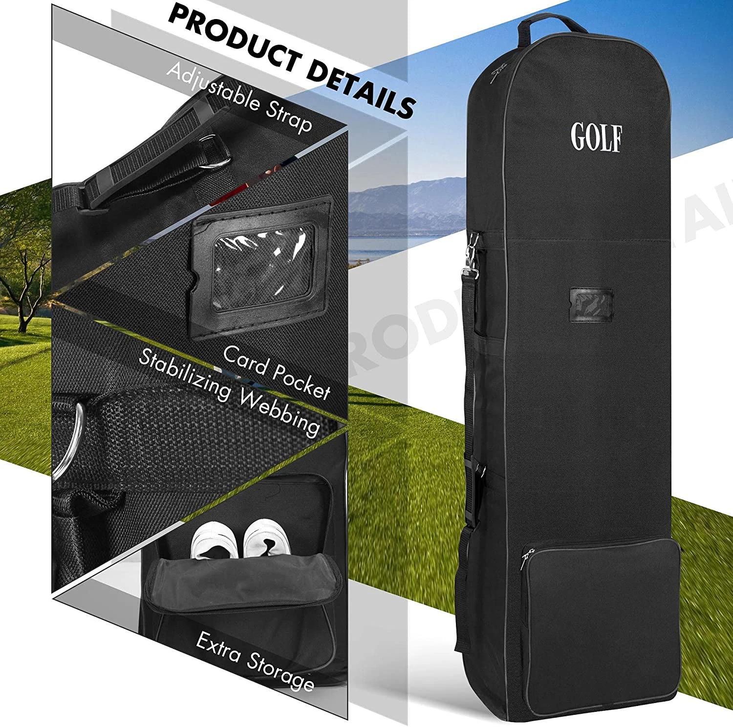 Sacs de voyage de Golf souples avec roues, sac d'aviation de grande capacité, sacs pratiques et dura