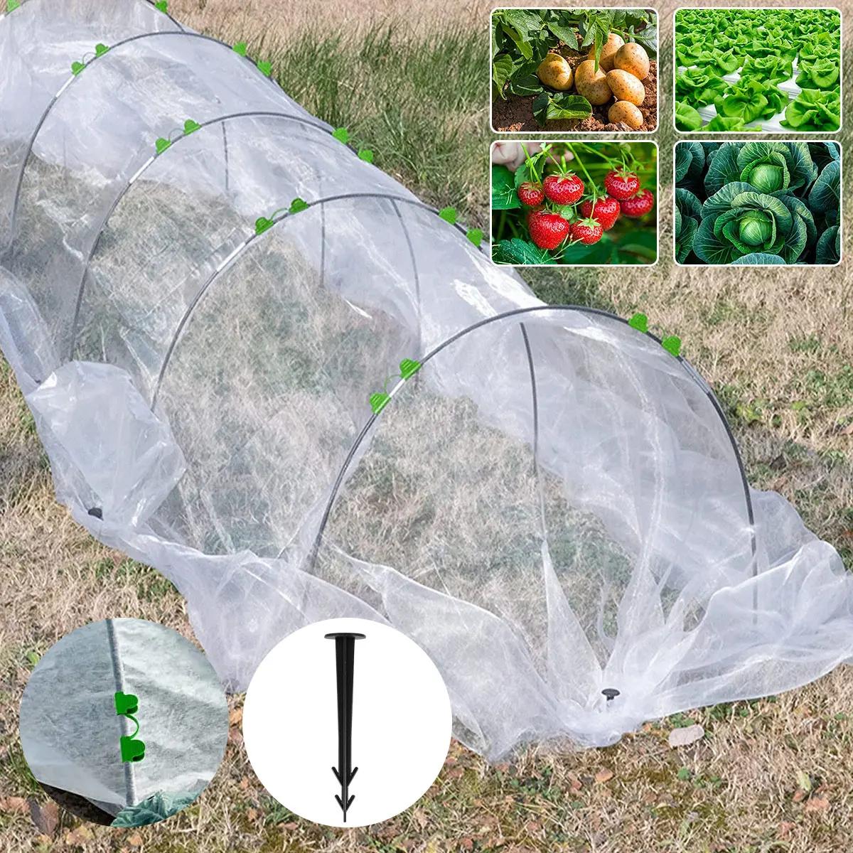 Ensemble de cerceaux réutilisables pour plantes à effet de serre, ensemble de culture en fibre de ve