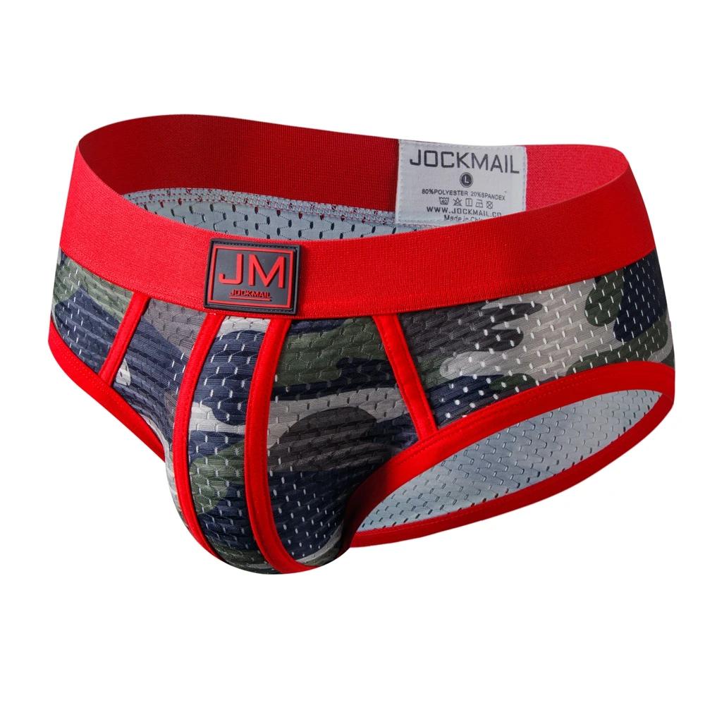 Sous-vêtements pour hommes, slips en maille de Nylon, Camouflage vert, slips pour hommes, Bikini, Bo