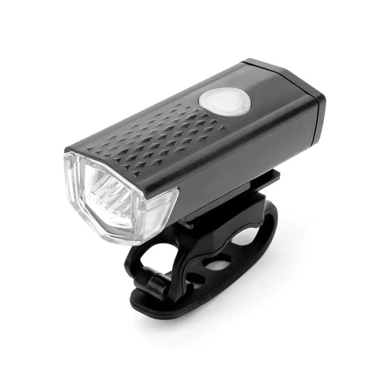 VTT Bike Front Lights USB LED Rechargeable Étanche Vtt Phare Vélo Lumière Avertissement Cyclisme Acc