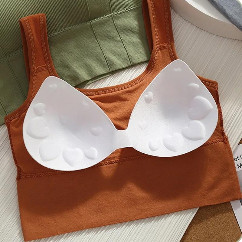Soutien-gorge de sport femme anti-transpiration - Haut fitness sans coutures pour yoga et gym