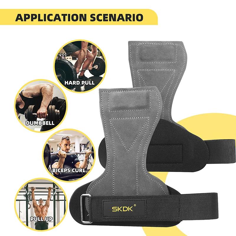 SKDK – protège-paume pour poignées de gymnastique, en cuir de vache, protection de la paume, gants d
