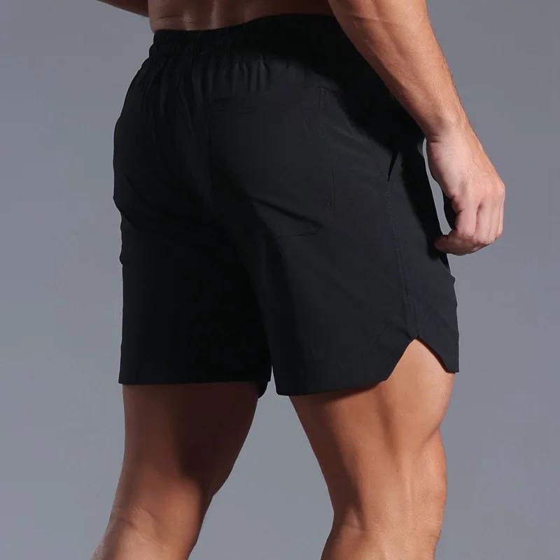 Short de course d'été pour hommes, vêtements de Sport élastiques à séchage rapide, pantalons courts 