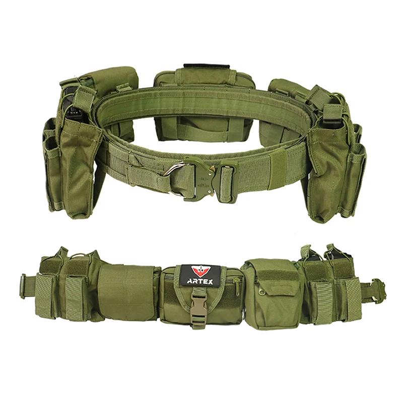 Ensembles de ceintures de combat en plein air, ceintures de service, ceinture utilitaire Airsoft pou