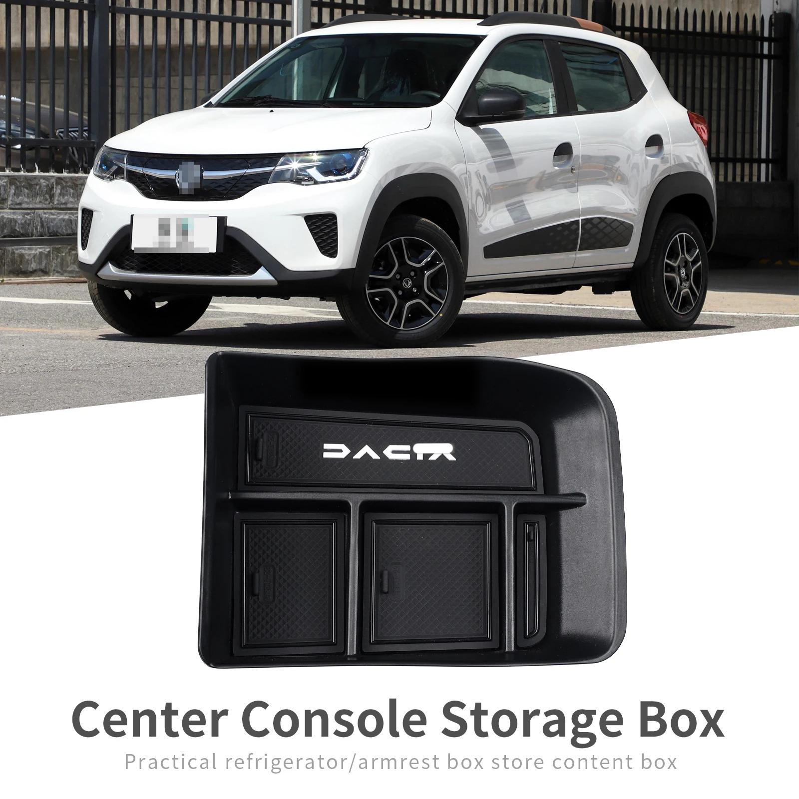 Boîte de rangement pour console centrale de voiture pour Dacia Spring pour Renault Kwid E-Tech 2021-