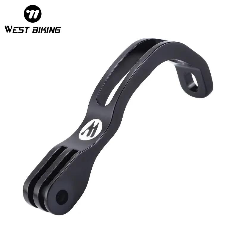 WEST BIKING-Support d'éclairage de fourche avant en alliage d'aluminium réglable, support rapide pou