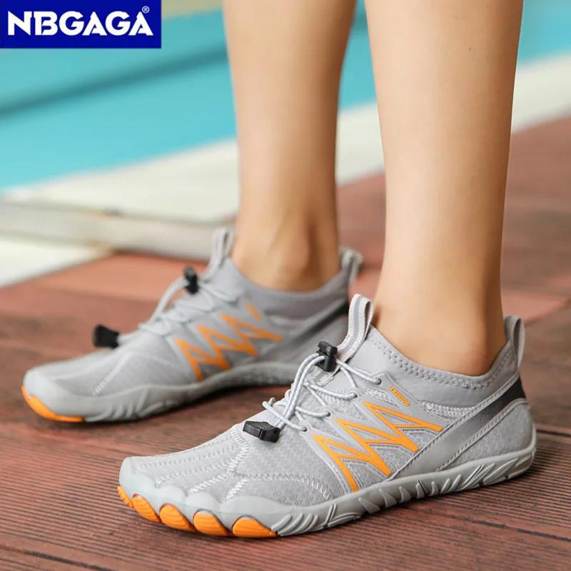 Chaussures de sport aquatique pour hommes, baskets légères à cinq doigts, antidérapantes, à séchage 