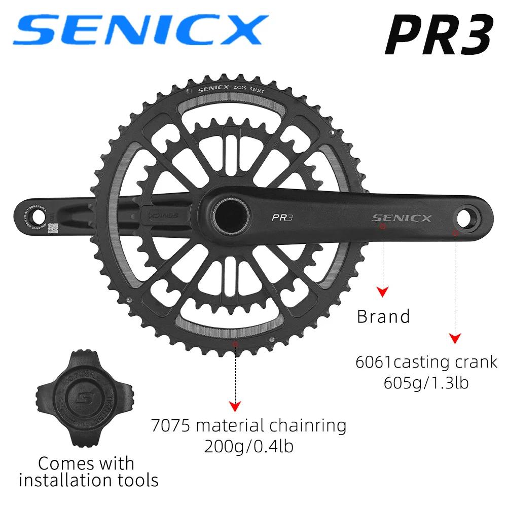 GENICX Store 3-Pédalier de vélo de route en aluminium, haute qualité, 165/170/172, 5/175mm, JO46-30T