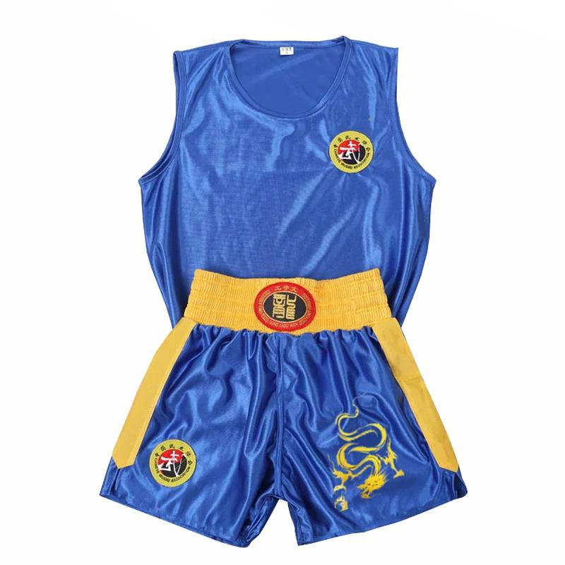 Vêtements Wushu unisexes, uniforme de Kung Fu pour enfants, vêtements Sanda Wu Shu, ensemble d'arts 