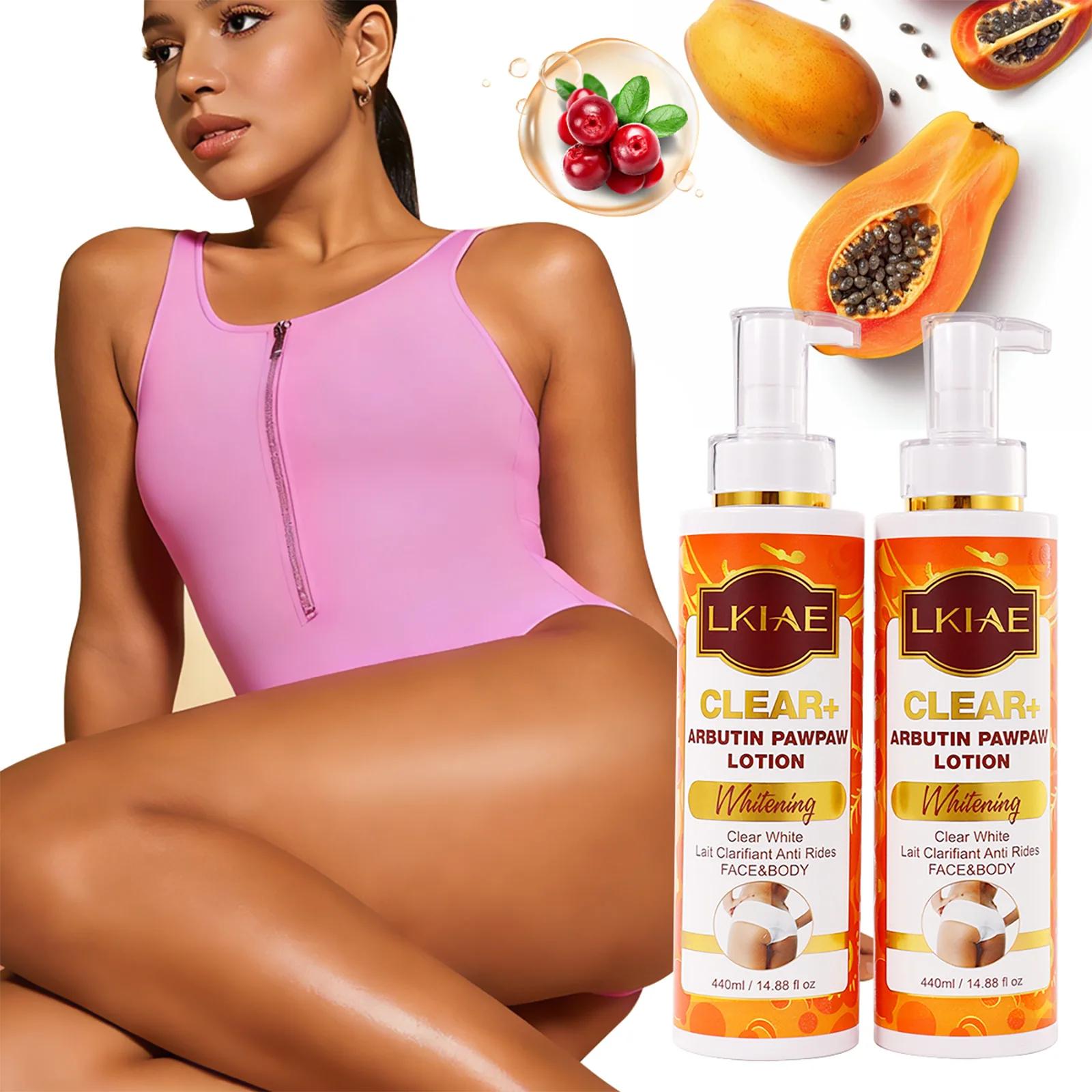 Lotion éclaircissante à l'arbutine LKIAE pour le visage et le corps, réduit les taches, nourrissante
