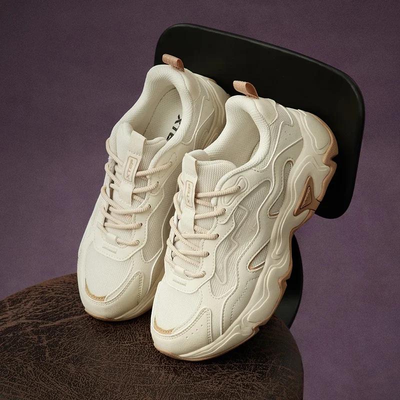 Xtep Youmu chaussures décontractées pour femmes 2025 été léger respirant à semelles épaisses tout as