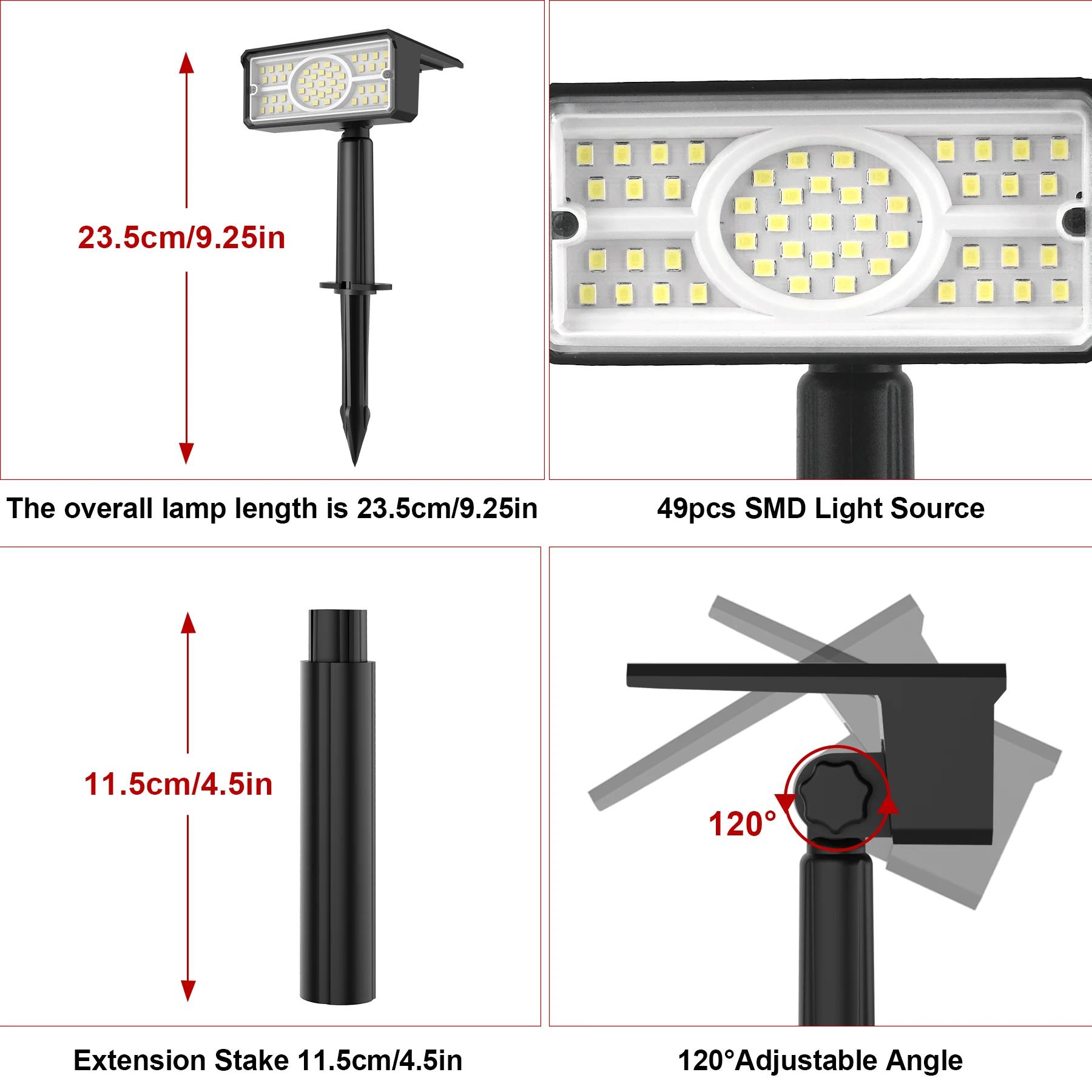Applique murale solaire imperméable conforme à la norme IP65, luminaire d'extérieur, lumière verte/b