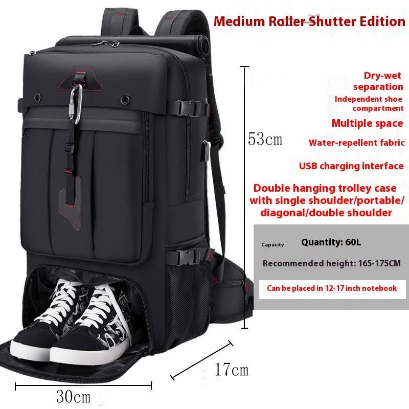 Sac à dos de voyage de grande capacité 50L 70L, bagages, entraînement sportif, Fitness, chaussures i