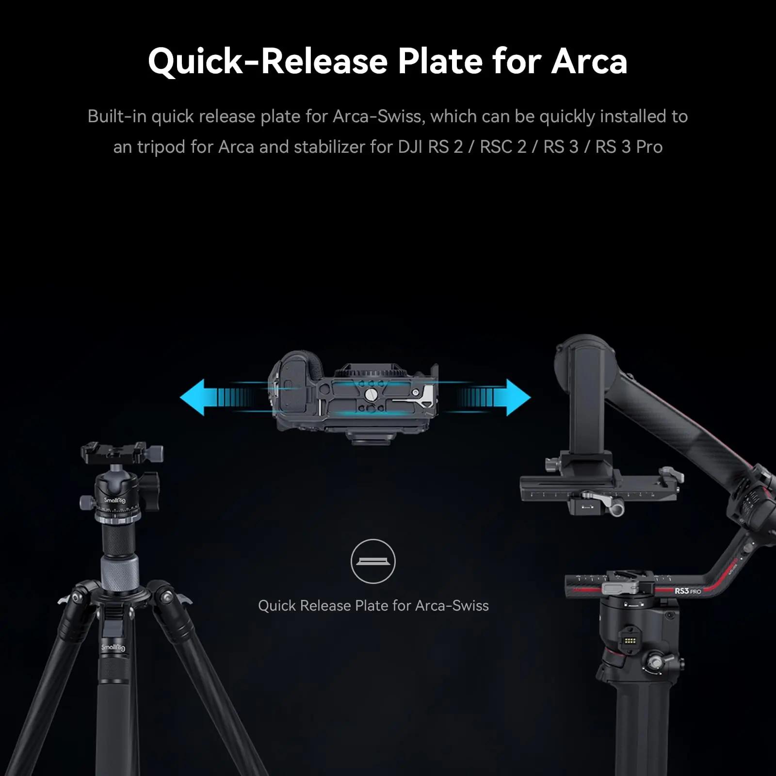 SmallRig-Appareil photo pour Nikon Z 8 avec plaque de dégagement rapide, Arca-Swiss, Bird Shooting, 
