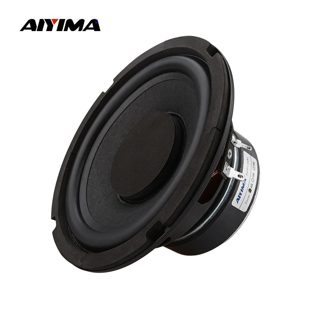 AIYIMA 1 pièce Subwoofer 6,5 pouces 4/8 Ohm 80W Super Bass Woofer Haut-parleur Home Cinéma pour Ence