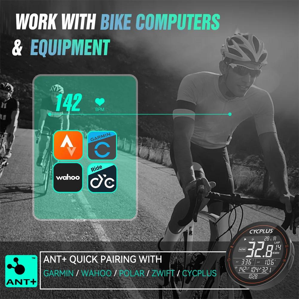 CYCPLUS capteur de fréquence cardiaque brassard ceinture de poignet Bluetooth ANT + moniteur de Fitn