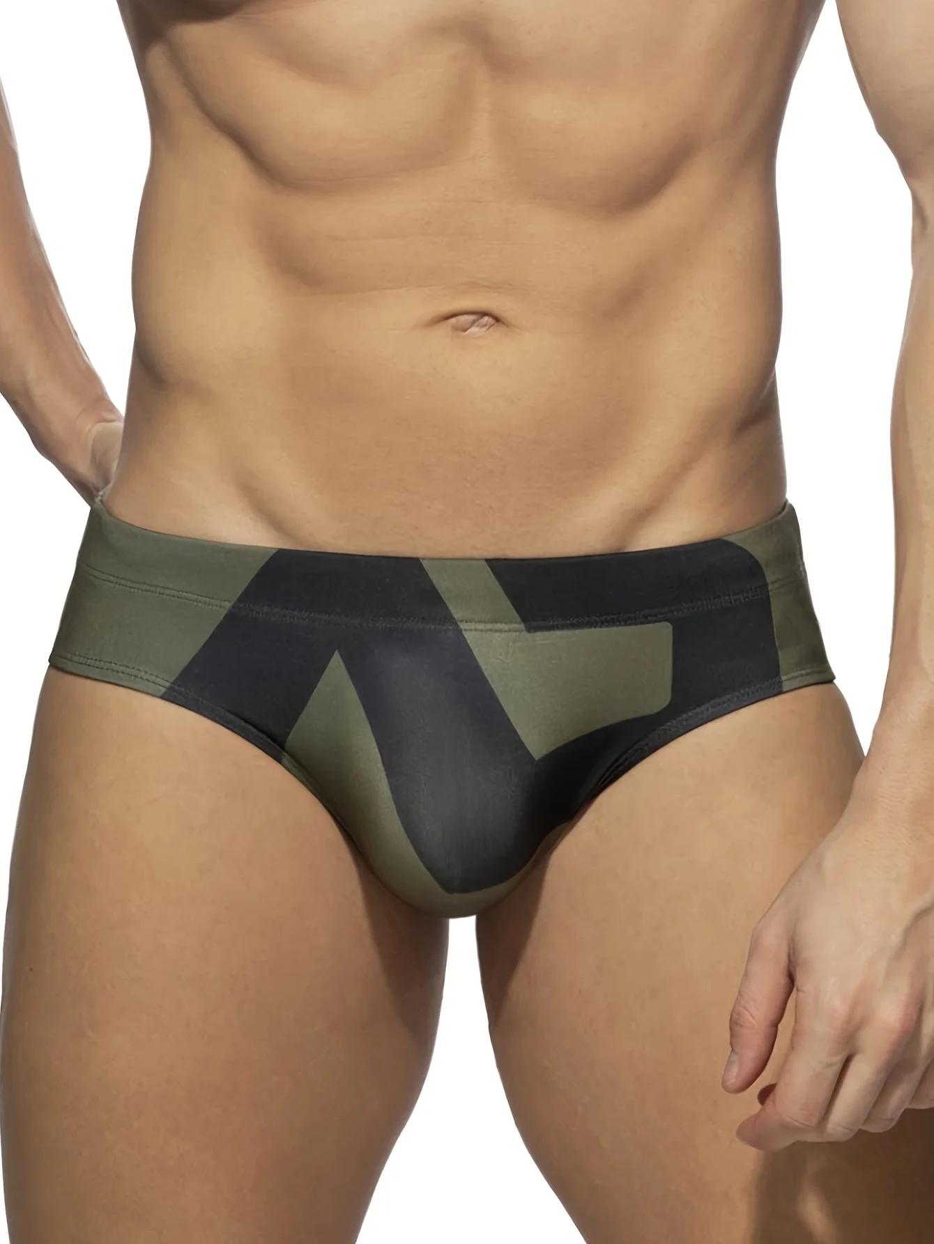 Sous-vêtements triangulaires cordon serrage homme - Maillot de bain short plage été sport