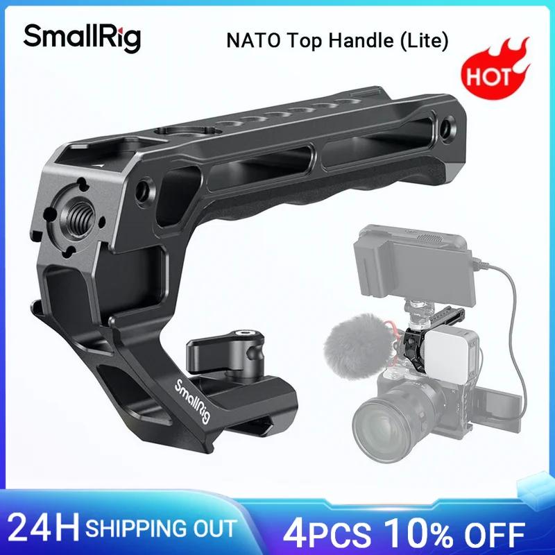 SmallRig – poignée supérieure NATO Lite pour Sony, Canon, Nikon, Cage pour appareil photo DSLR, avec