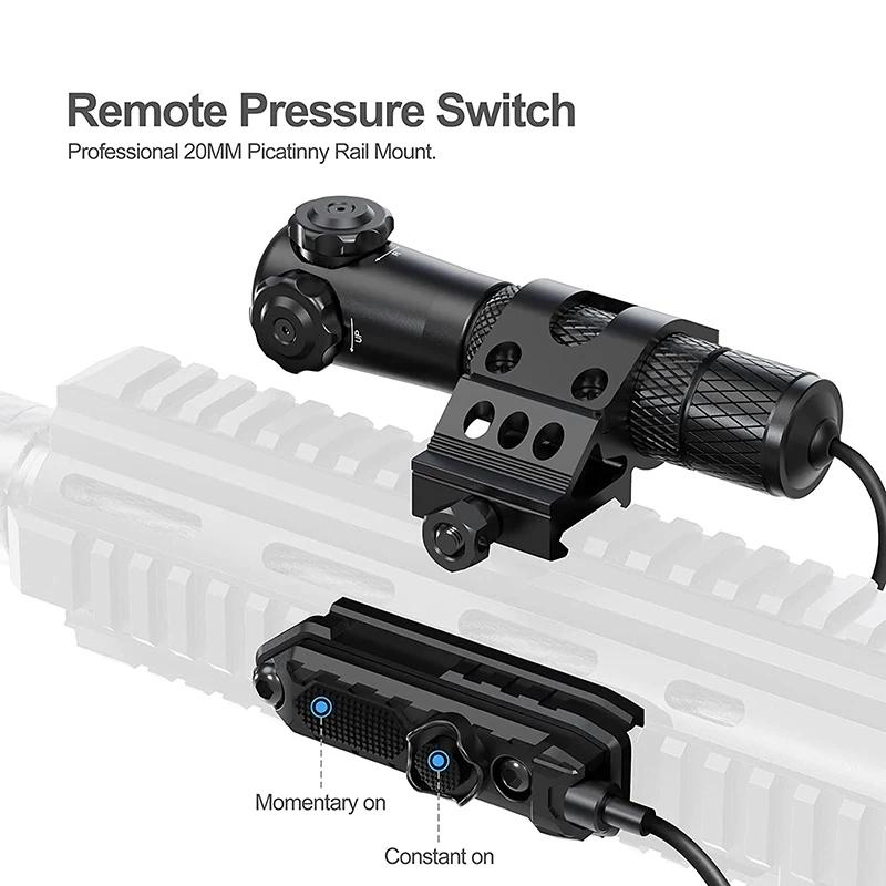 Lunette de visée Laser rouge/vert, réglage sans outil, portée de fusil à points verts avec support P