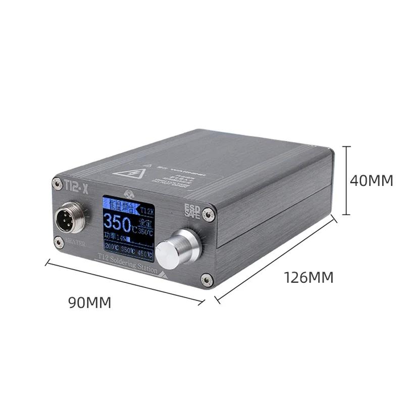 Station de soudage OSS T12-X PLUS, fer à souder électronique avec pointes T12 pour réparation de PCB