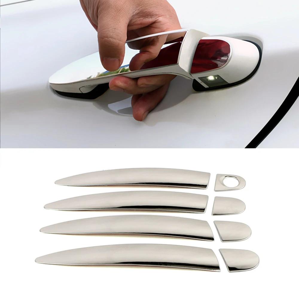 Autocollant en Acier Inoxydable pour Poignée de Porte Extérieure de Voiture, Accessoire pour BMW bro